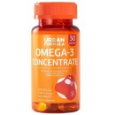 Urban Formula биологически активная добавка к пище Омега-3 жирные кислоты высокой концентрации Omega-3 Concentrate, 30 шт