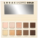 Lorac палетка теней Unzipped Gold Eyeshadow Palette и праймер для век Behind the Scenes Eye Primer, в наборе, 11.2 г, 5.5 мл