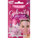 Eveline маска с блестящими частичками Интенсивно разглаживающая гелевая, серии Galaxity Glitter mask, 10 мл