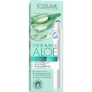 Eveline гель-лифтинг для контура глаз увлажняющий роликовый для всех типов кожи, серии Organic Aloe+Collagen, 15 мл