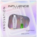 Influence Beauty подарочный набор (тушь CYBERTRUCK + двухфазное масло для губ LAVA LIP OIL) для пленительного образа и роскошного ухода, черный + прозрачный салатовый,14 мл+6 мл