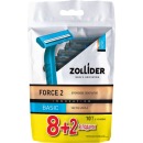 Zollider одноразовые бритвенные станки 2 лезвия Force 2 Basic, 10 шт