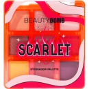 Beauty Bomb палетка теней Scarlet, 7 г