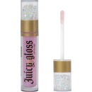 Beauty Bomb блеск для губ / Lip gloss «Juicy», тон 04, прозрачный с фиолетовыми блестками