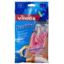 Vileda перчатки "Sensitive" для деликатных работ, размер L, 1 пара