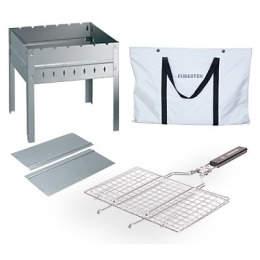 Forester набор мангал+решетка+роллы сумка в подарок "Пикник под ключ!"