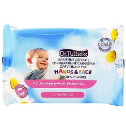 Dr.Tut салфетки влажные для детей, мягкая упаковка
