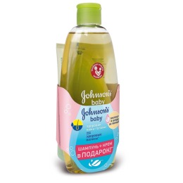 Johnson`s baby шампунь с ромашкой + увлажняющий крем "Нежность природы"