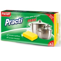 Paclan губки для посуды "Practi Maxi"