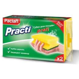 Paclan губки для посуды "Practi Profi"