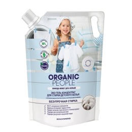 Organic people эко-гель-концентрат для стирки детского белья