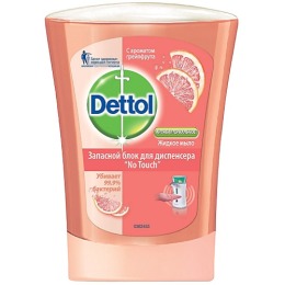 Dettol жидкое мыло для рук с ароматом Грейпфрута, запасной блок