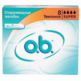o.b. тампоны "Original Super", 8 шт