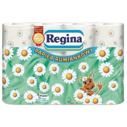 Regina бумага туалетная, "Ромашка", ароматизированная, с декорацией