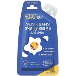 Etude Organix маска-пленка для лица "EGGmoji" очищающая