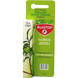 Bugstop бальзам "Чайное дерево" после укусов комаров