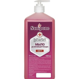 Sanipone мыло - кожный антисептик "Soft. С ароматом Розы" дезинфицирующее