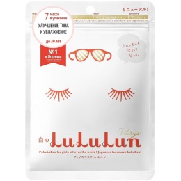 Lululun маска увлажняющая и улучшающая цвет лица Face Mask White