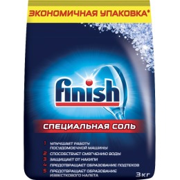 finish соль специальная для посудомоечных машин