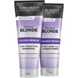 John Frieda кондиционер "Sheer Blonde. Сolour Renew" для восстановления и поддержания оттенка осветленных волос