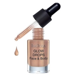IsaDora хайлайтер жидкий "Glow Drops Face & Body Golden Edition"