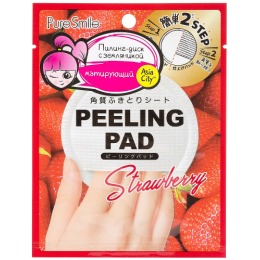 SunSmile пилинг-диск для лица "Peeling Pad. Экстракт земляники"