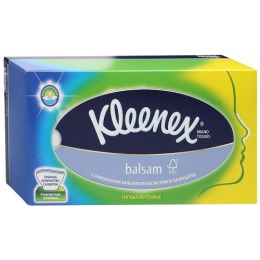 Kleenex салфетки в коробке "Бальзам"