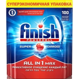 finish таблетки для мытья посуды в посудомоечных машинах "All in1. Max"