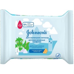 Johnson`s baby детские влажные салфетки "Для маленьких непосед"