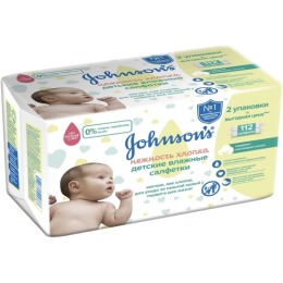 Johnson`s baby детские влажные салфетки "Нежность хлопка"