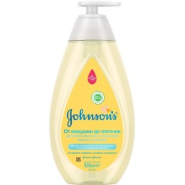 Johnson`s baby шампунь и пенка для мытья и купания "От макушки до пяточек"