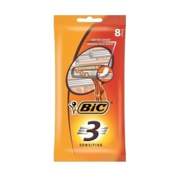 Bic станок бритвенный "BIC 3. Sensitive" для чувствительной кожи