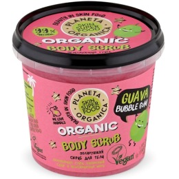 Planeta Organica скраб для тела Skin Super Food "Guava bubble gum" полирующий