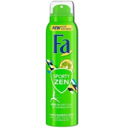 Fa дезодорант для женщин "Sporty Zen" аэрозоль, с ароматом лайма и бамбука