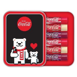 Lip Smacker набор бальзамов для губ "Coca-Cola Annual Tin- Pixel"