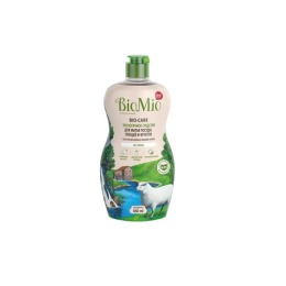 BioMio средство для мытья посуды "Bio-Care" с экстрактом хлопка и ионами серебра без запаха, 450мл