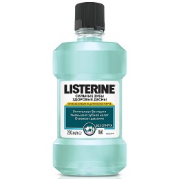 Listerine ополаскиватель для полости рта "Сильные зубы, здоровые десны"
