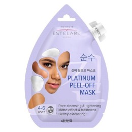 Estelare платиновая маска-пленка для лица "Матирующая"