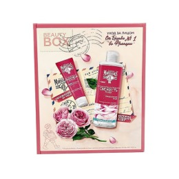Le Petit Marseillais подарочный набор: увлажняющий крем для лица "Свежесть розы" + мицеллярная вода "Свежесть розы"
