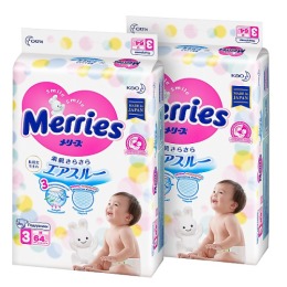 Merries подгузники для детей размер M, 6-11 кг