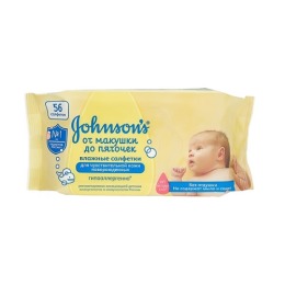 Johnson`s baby детские влажные салфетки От макушки до пяточек без отдушки