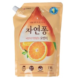 Natural Pong LG средство для мытья посуды "Orange" с ароматом апельсина