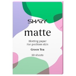 Shary салфетки матирующие для лица Зеленый чай для проблемной кожи