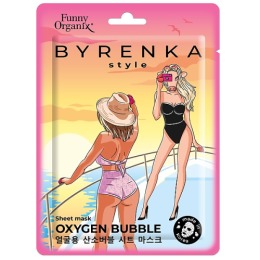 Funny Organix маска для лица кислородная Byrenka Style на тканевой основе