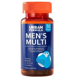 Urban Formula Витаминно-минеральный комплекс для мужчин от А до Zn, Men's Multi