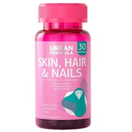 Urban Formula Комплекс для красоты кожи, волос и ногтей Skin, Hair & Nails