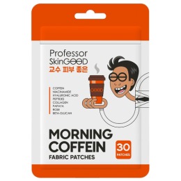 Professor SkinGOOD тканевые патчи с кофеином, 30 шт