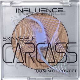 Influence Beauty пудра компактная Skinvisible carcass, тон 04, Темно-бежевый, 4 гр