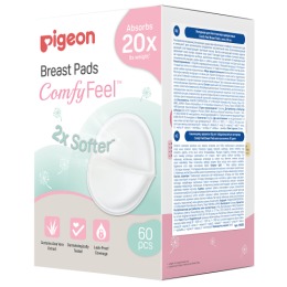 Pigeon вкладыши для бюстгралтера с алоэ Comfy Feel Breast Pads, 60 шт