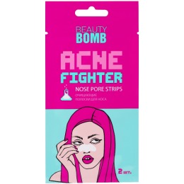 Beauty Bomb очищающие полоски для носа ACNE FIGHTER